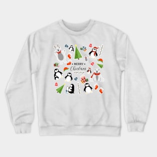 Merry Christmas drawings set Crewneck Sweatshirt